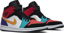 Nike Air Jordan 1 Mid 'Multi-Color'
